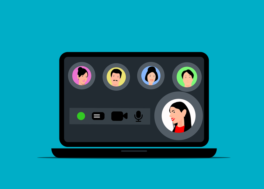 Zoom Remote Meeting Virtual  - mohamed_hassan / Pixabay